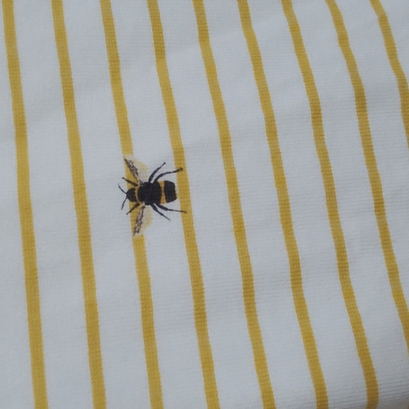 Joules Riviera Print Dress In Bee Stripe Size 4 - Picture 4 of 9